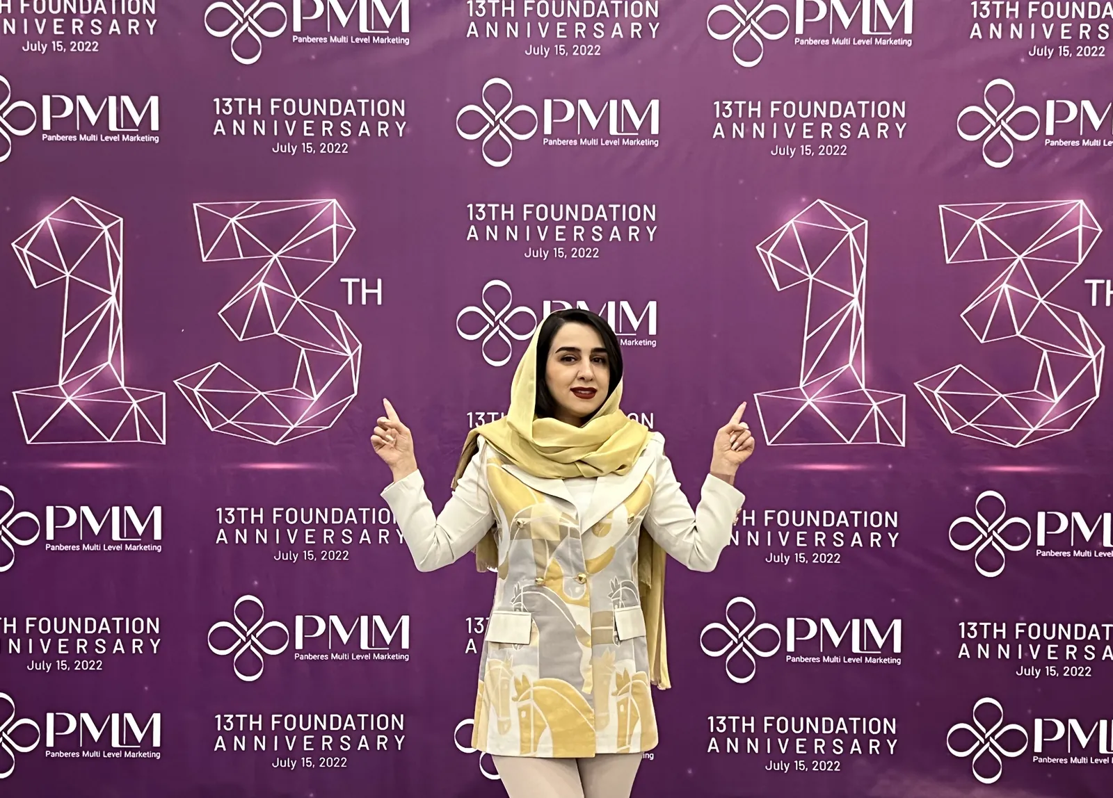 سارا در سیزدهمین سالگرد PMM